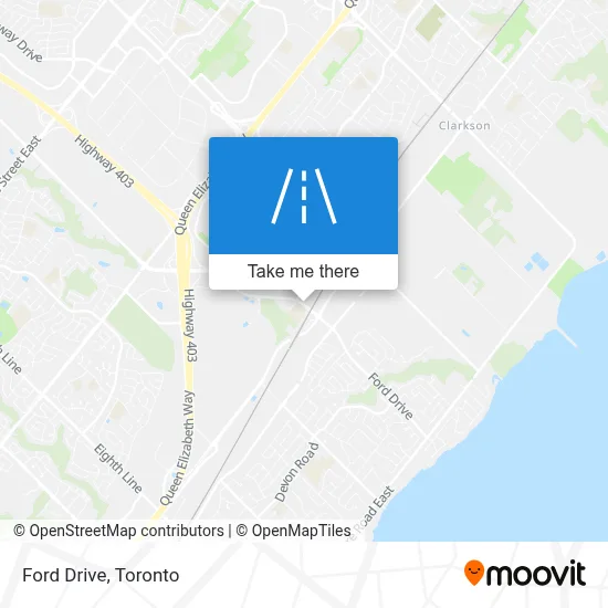 Ford Drive map