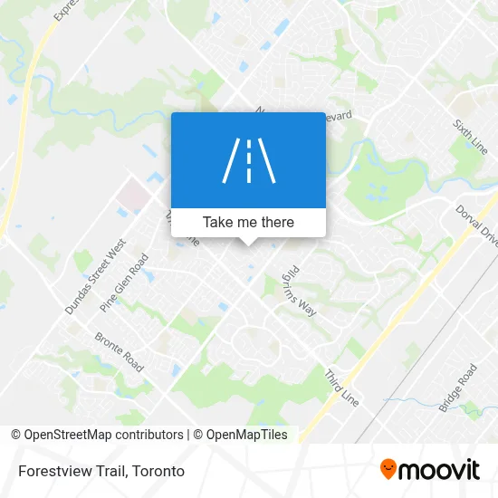 Forestview Trail map