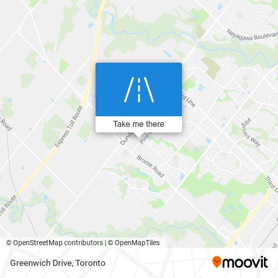 Greenwich Drive map