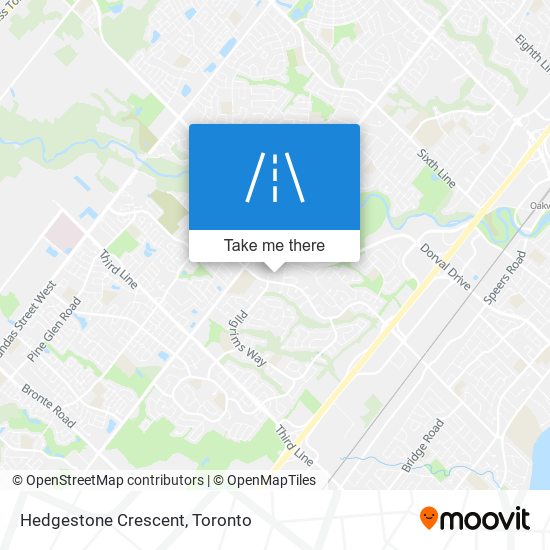 Hedgestone Crescent map