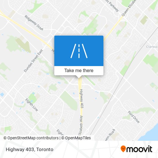 Highway 403 map