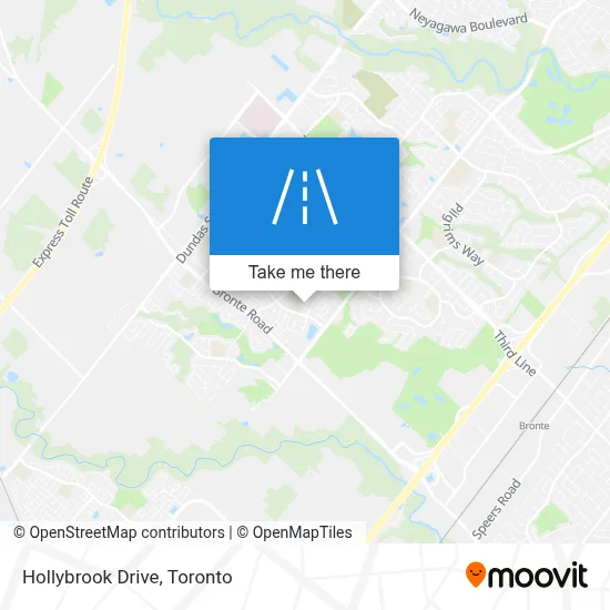 Hollybrook Drive map