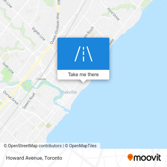 Howard Avenue map