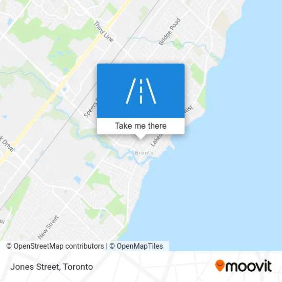 Jones Street map