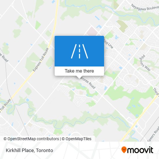 Kirkhill Place map