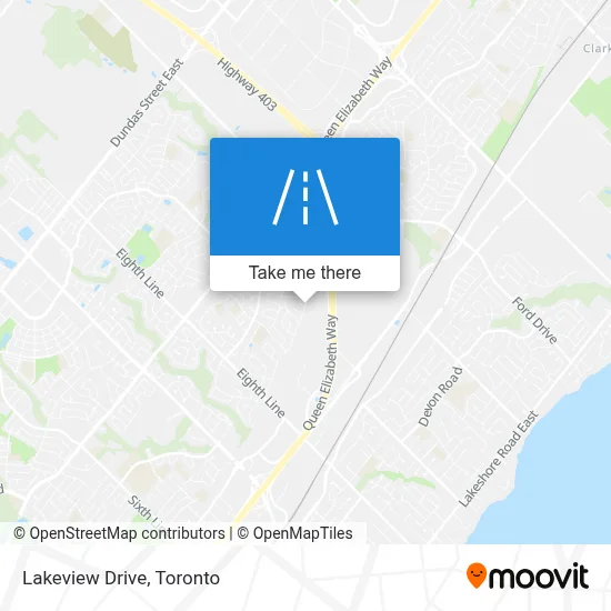 Lakeview Drive map