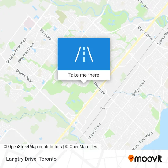 Langtry Drive map