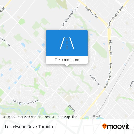 Laurelwood Drive map