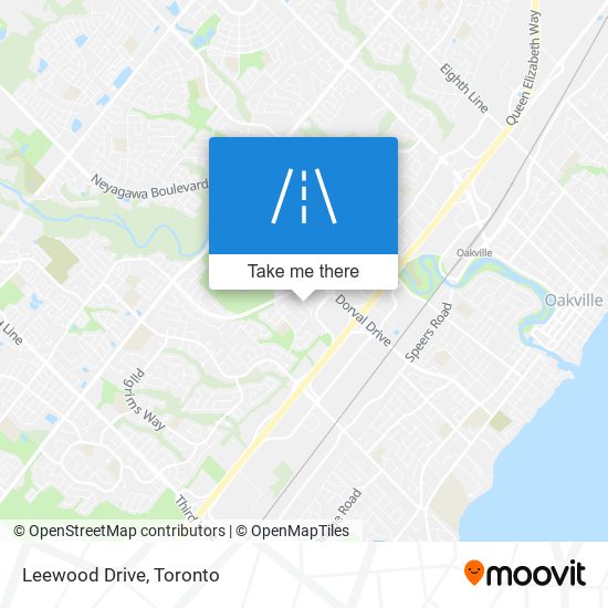 Leewood Drive map