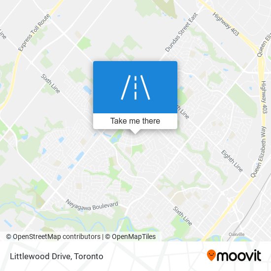 Littlewood Drive map