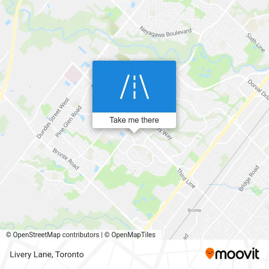 Livery Lane map