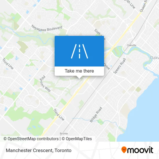 Manchester Crescent map
