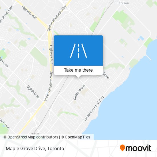 Maple Grove Drive map
