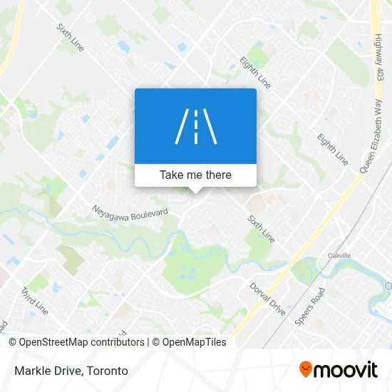 Markle Drive map
