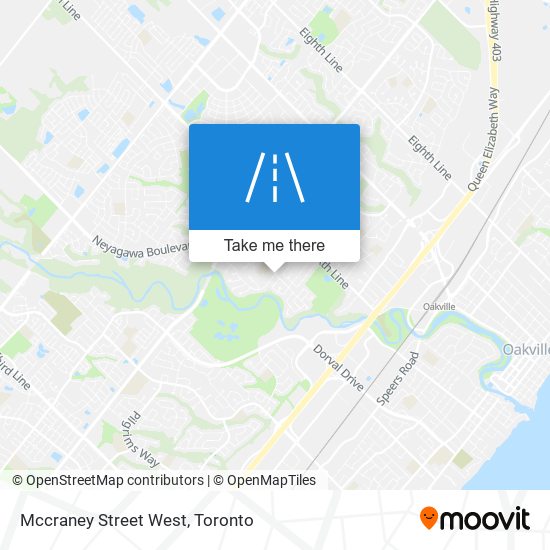 Mccraney Street West map