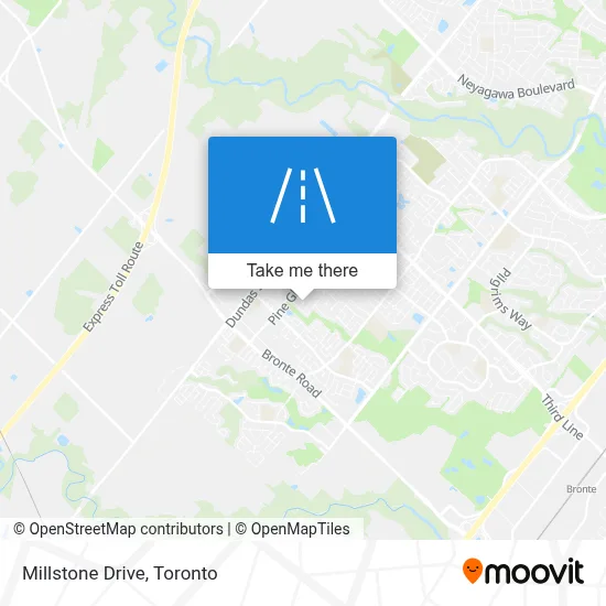 Millstone Drive map