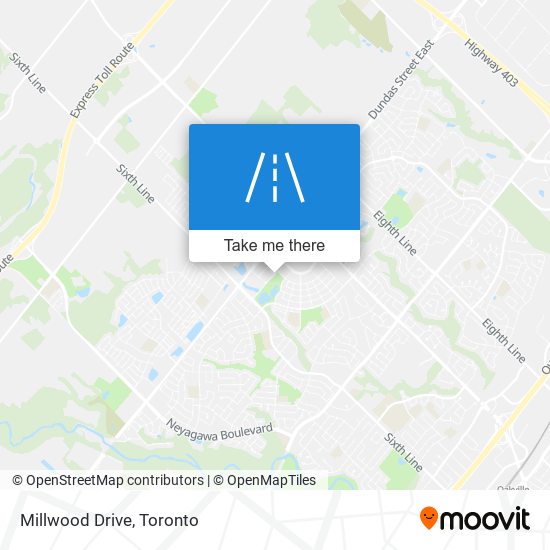 Millwood Drive map