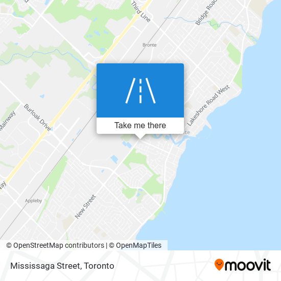 Mississaga Street map