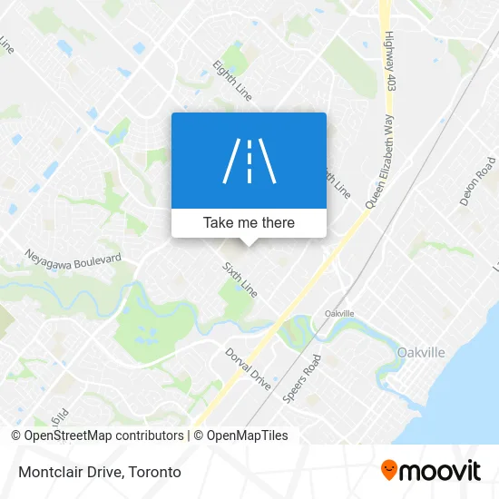 Montclair Drive map