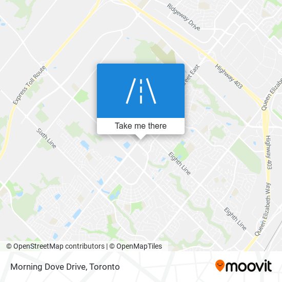 Morning Dove Drive map