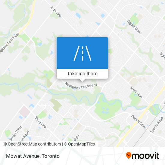 Mowat Avenue map