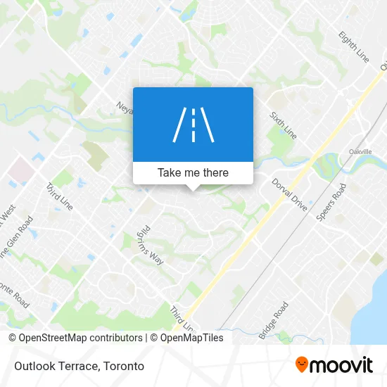 Outlook Terrace map