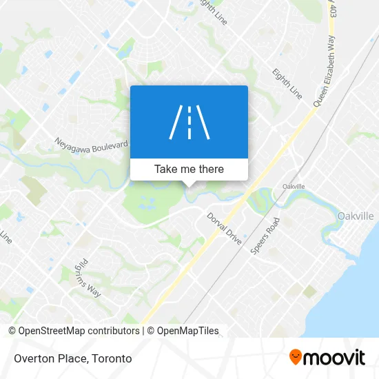 Overton Place map