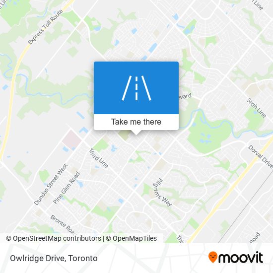 Owlridge Drive map