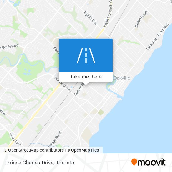 Prince Charles Drive map