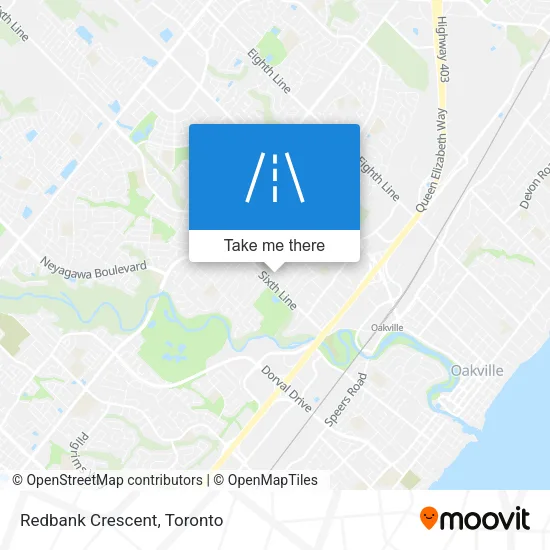Redbank Crescent map