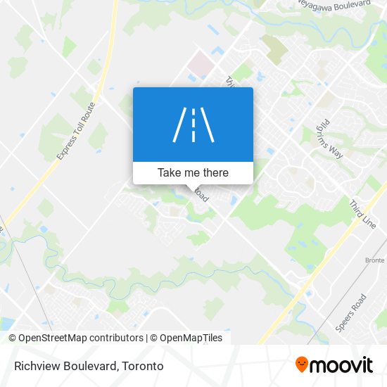 Richview Boulevard map