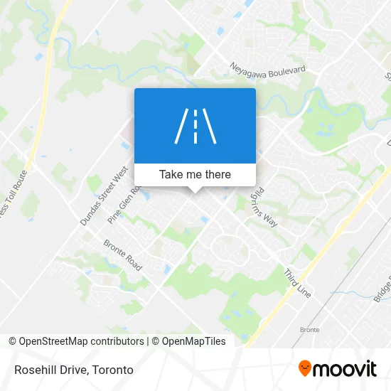 Rosehill Drive map
