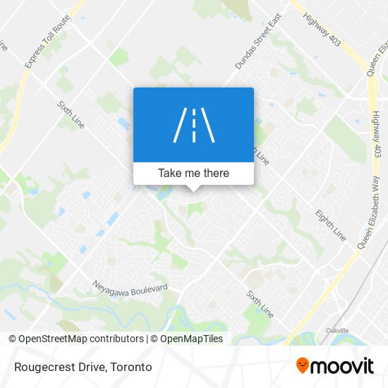 Rougecrest Drive map