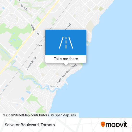 Salvator Boulevard map
