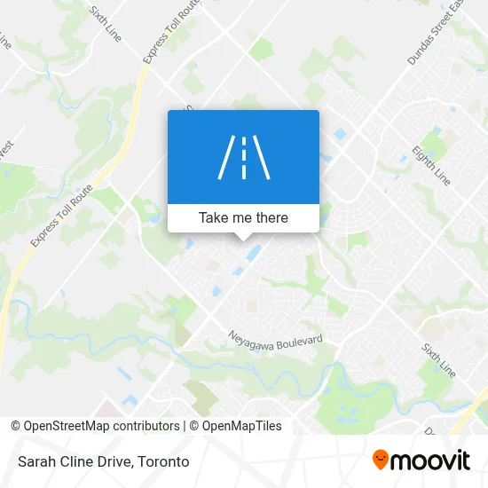 Sarah Cline Drive map