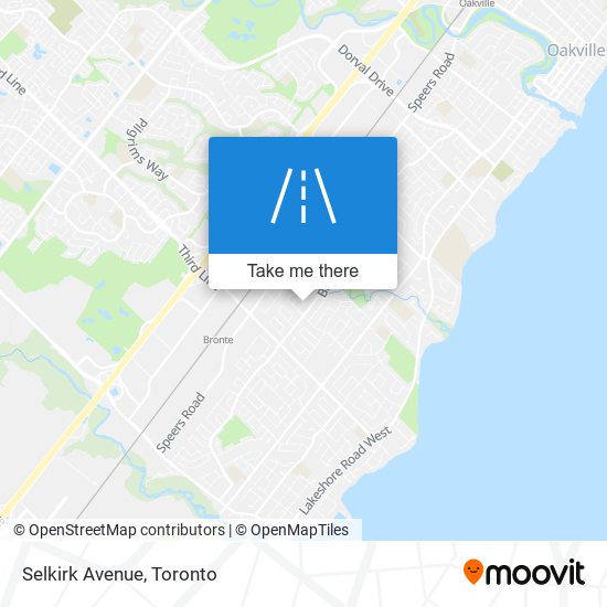 Selkirk Avenue map