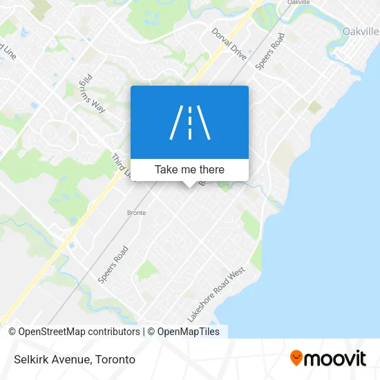 Selkirk Avenue map