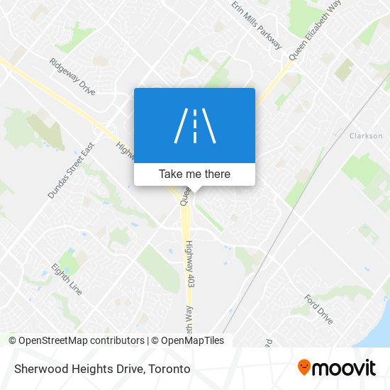 Sherwood Heights Drive map