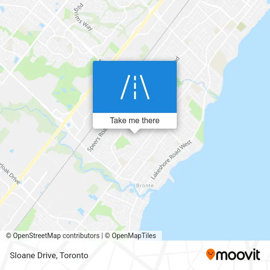 Sloane Drive map