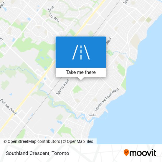 Southland Crescent map