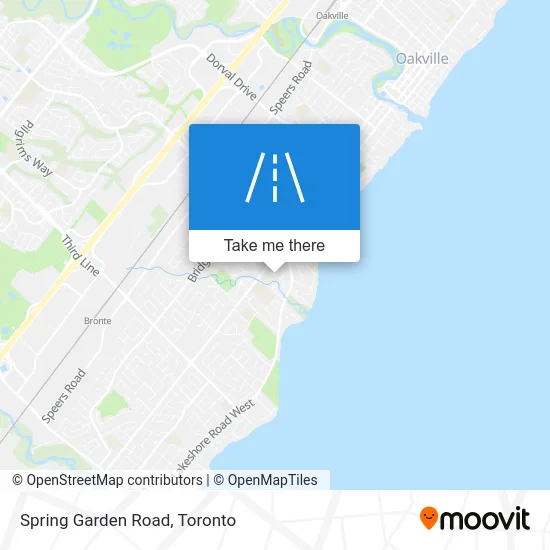 Spring Garden Road map