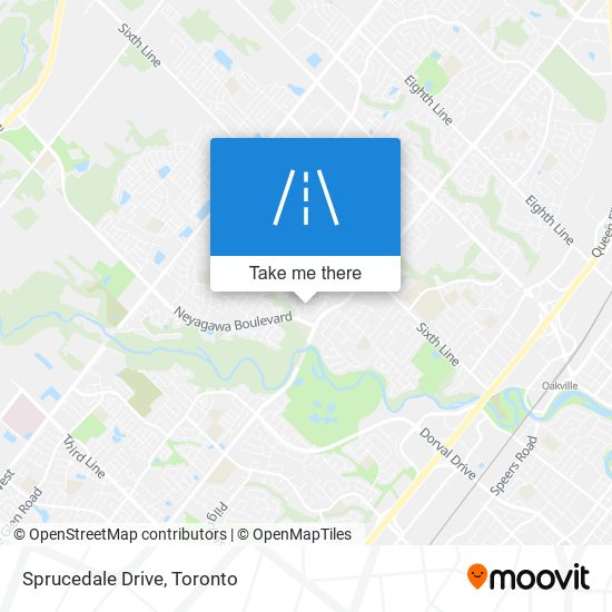 Sprucedale Drive map