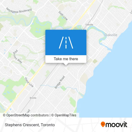 Stephens Crescent map