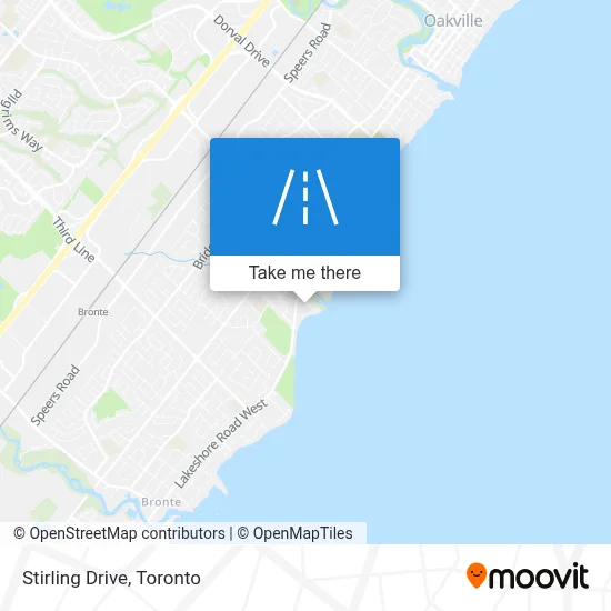 Stirling Drive map