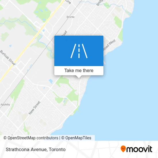 Strathcona Avenue map