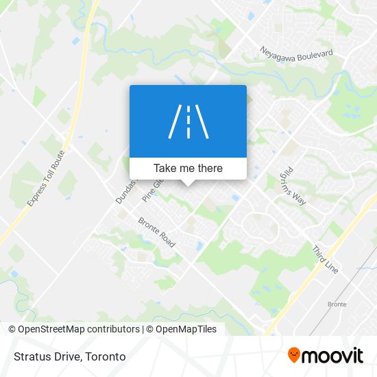 Stratus Drive map