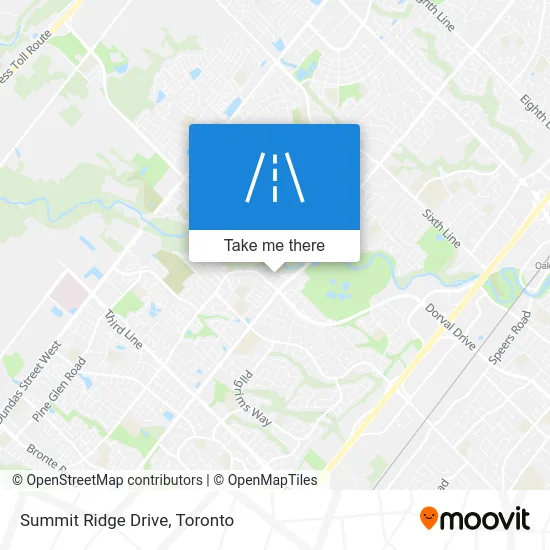 Summit Ridge Drive map