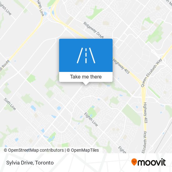 Sylvia Drive map