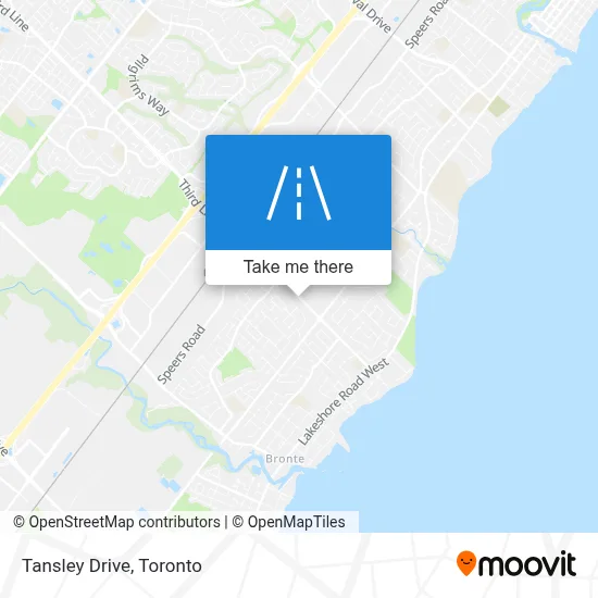 Tansley Drive map