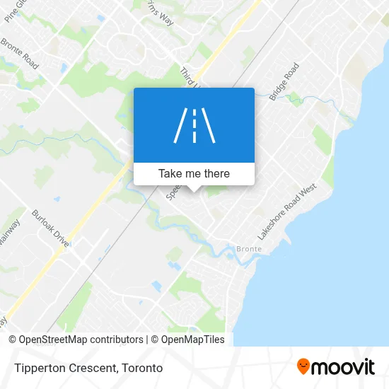 Tipperton Crescent map